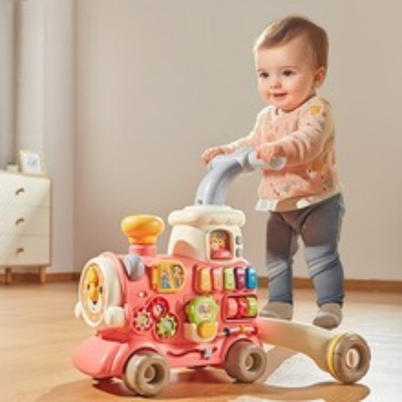 Baby Walker Activity - Montessori Early Education Train Push Toy