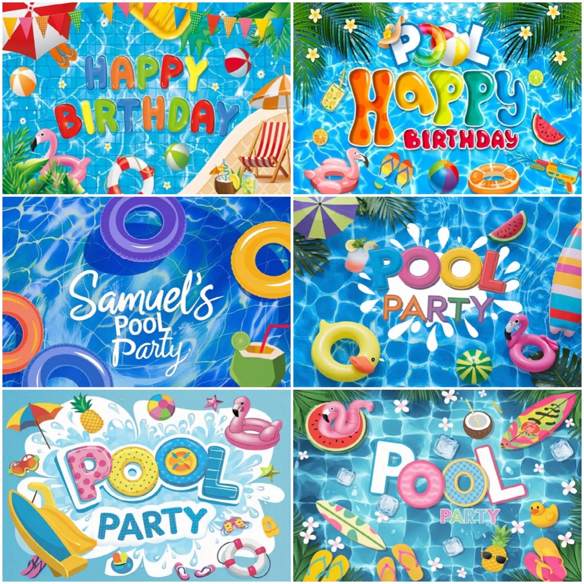 Baby Products For Summer - Summer Pool Party Background Swimming Theme