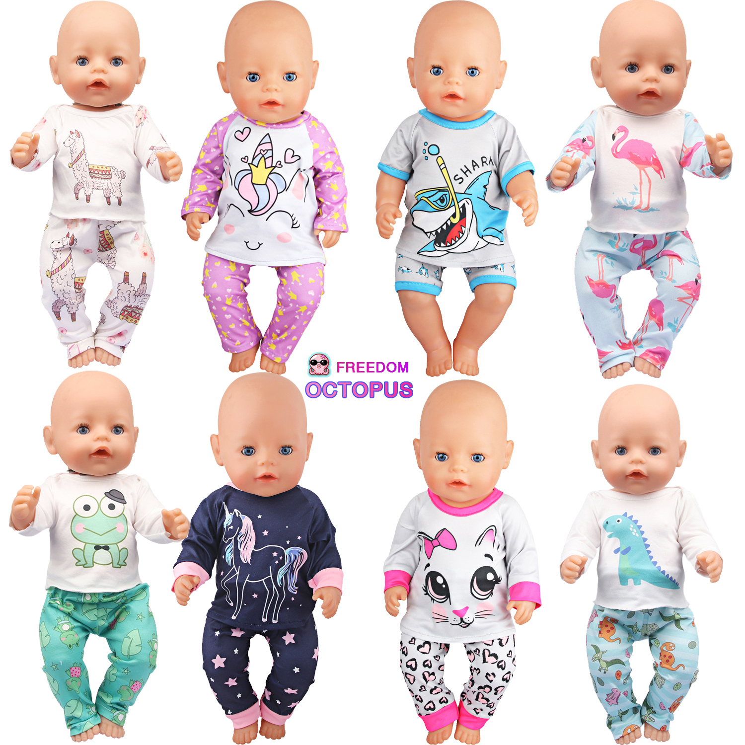 Baby Products Resale - Doll Clothes Pajamas For 43cm Baby
