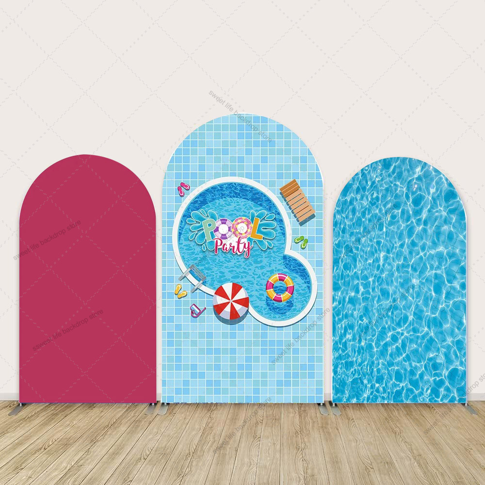 Baby Products For Summer - Summer Pool Party Arch Backdrop Kids