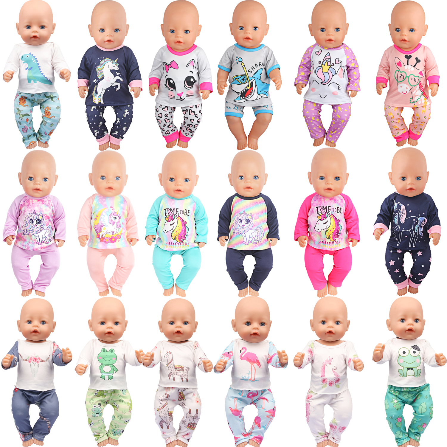 Baby Products Resale - Doll Clothes Cute Unicorn Doll Pajamas
