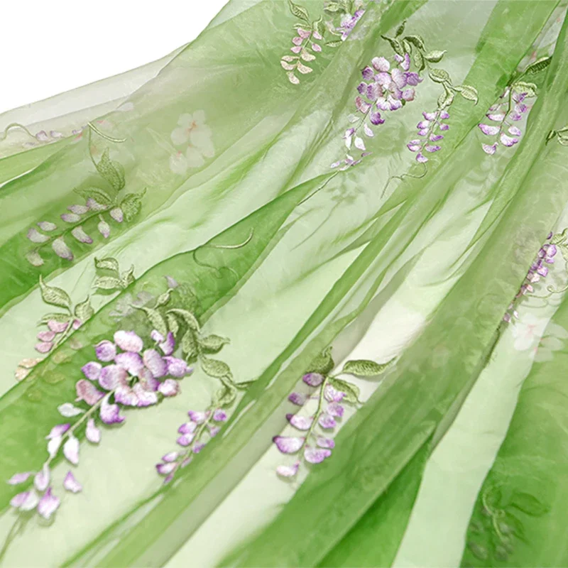 Baby Products For Summer - Wisteria Embroidery Fabric DIY Hanfu Ancient