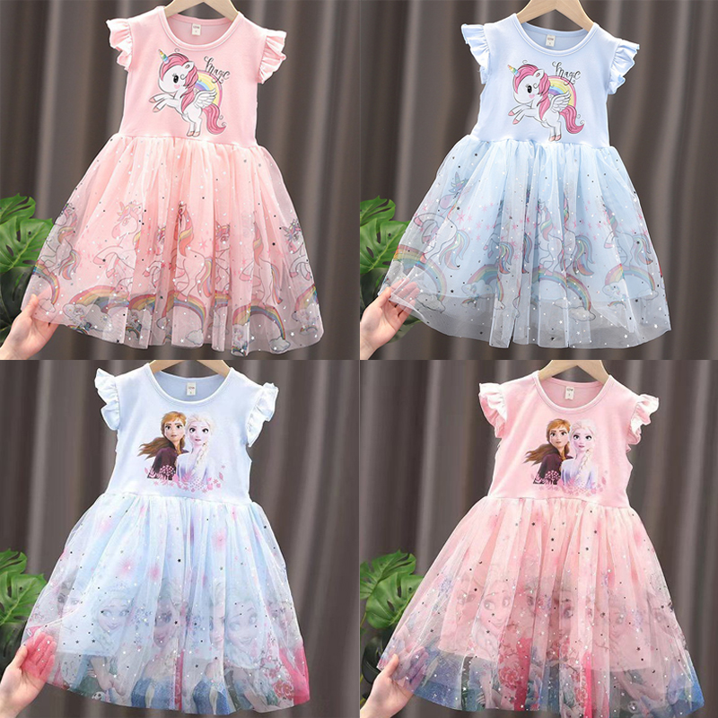 Baby Products For Summer - 2024 New Unicorn Summer Princess Dresses