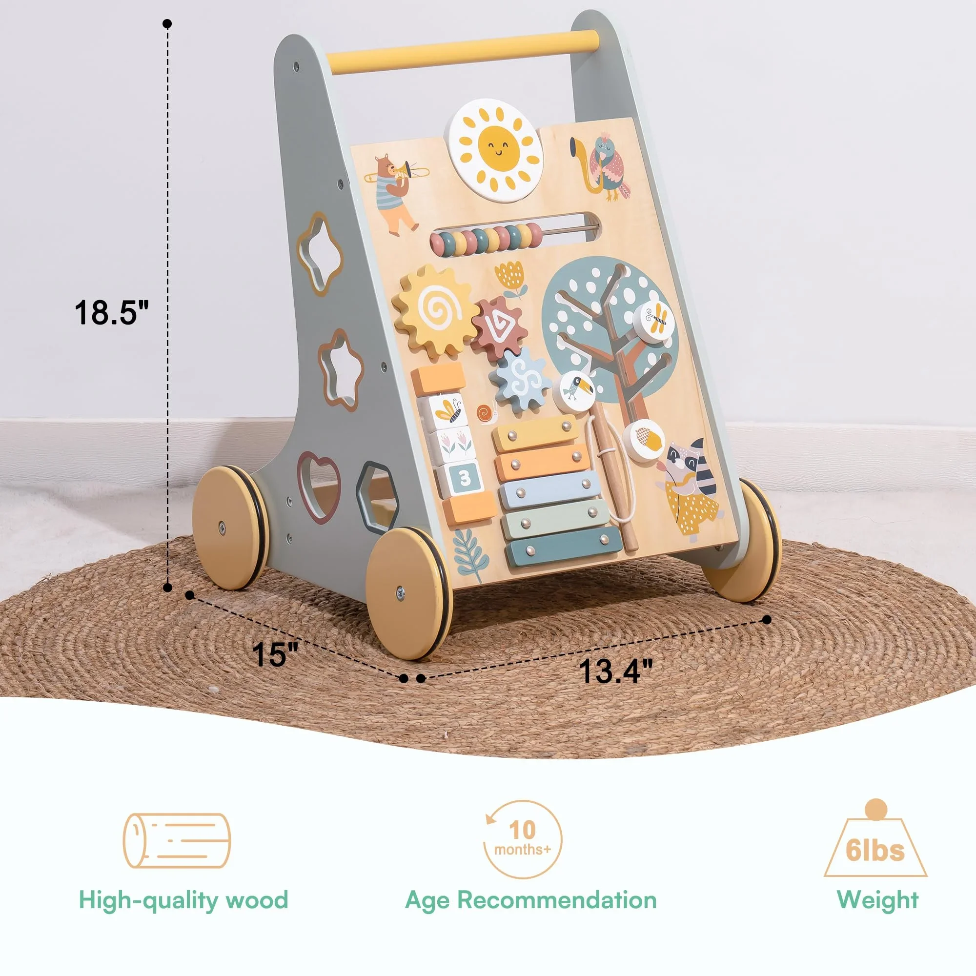 Robotime Robud Wooden Baby Wal – Baby Walker Activity Bewertung und Preis