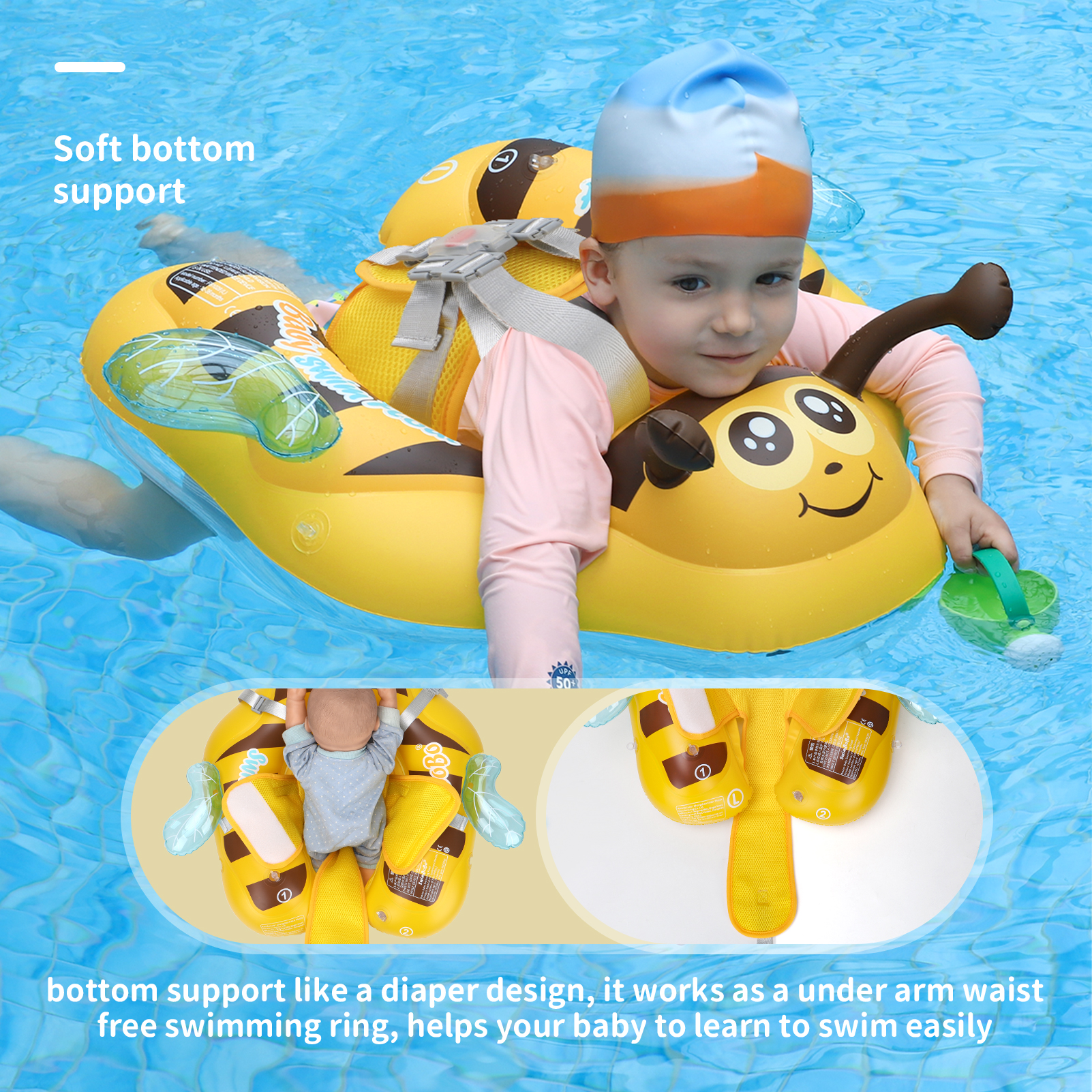 Swimbobo Yellow Kids Inflatabl – Baby Swimming Floater Bewertung und Preis