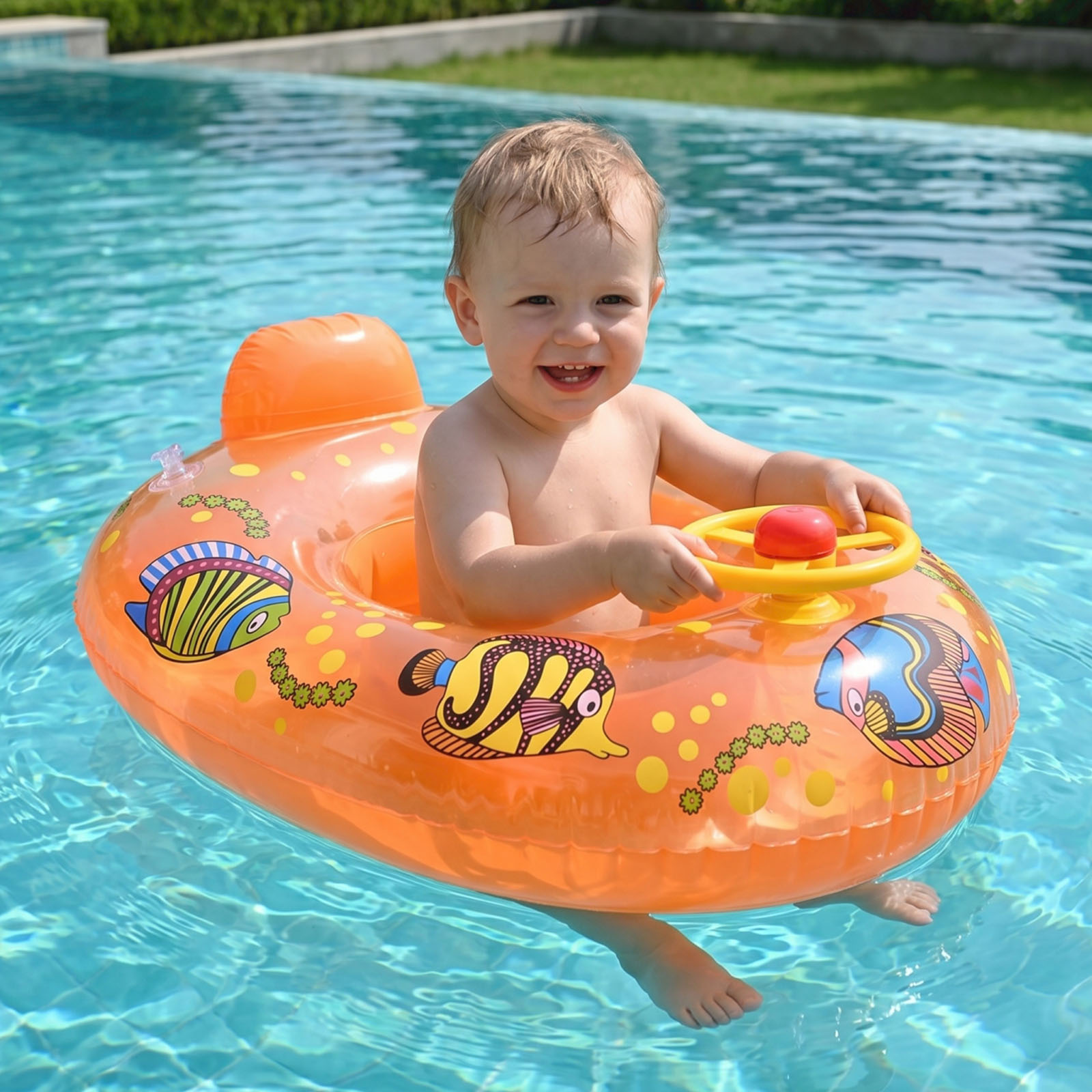 Inflatable Baby Pool Float, Sa – Baby Swimming Floater Bewertung und Preis