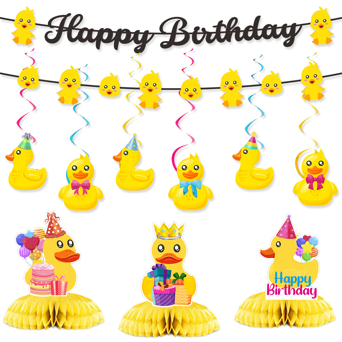 Cute Swim Duck Theme Happy Bir – Baby Products For Summer Bewertung und Preis