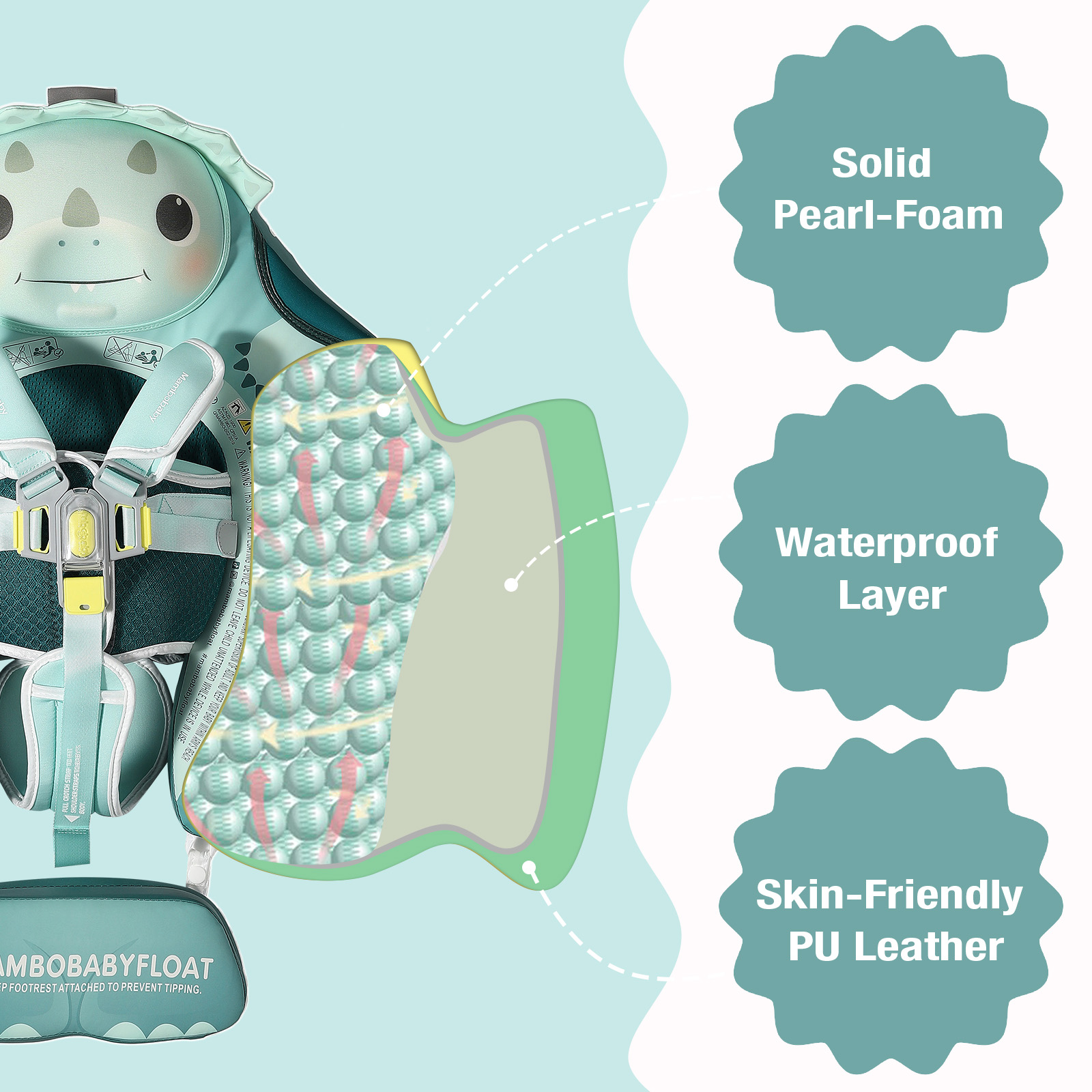 Mambobaby Float No-Slip Safe H – Baby Swimming Floater Bewertung und Preis