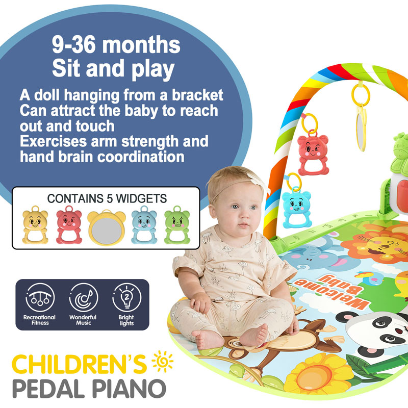 Baby Music Activity Gym Rug Pl – Baby Walker Activity Bewertung und Preis