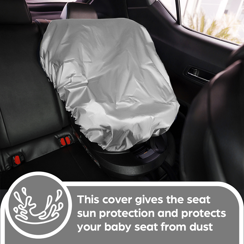 1PC Silver  Baby Car Seat Sun  – Infant Car Seat Cover Bewertung und Preis
