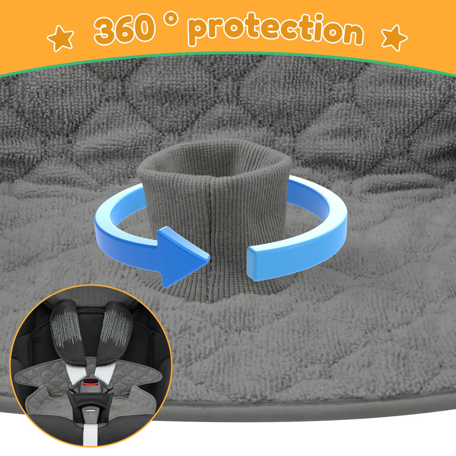 2 Pcs Baby Piddle Pad Polyeste – Infant Car Seat Cover Bewertung und Preis