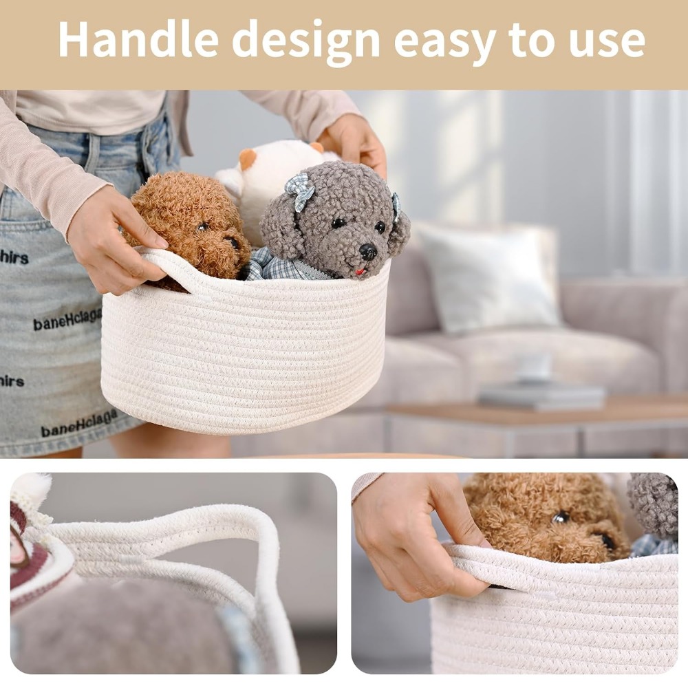 Medium Woven Cotton Rope Baske – Baby Products Gift Baskets Bewertung und Preis