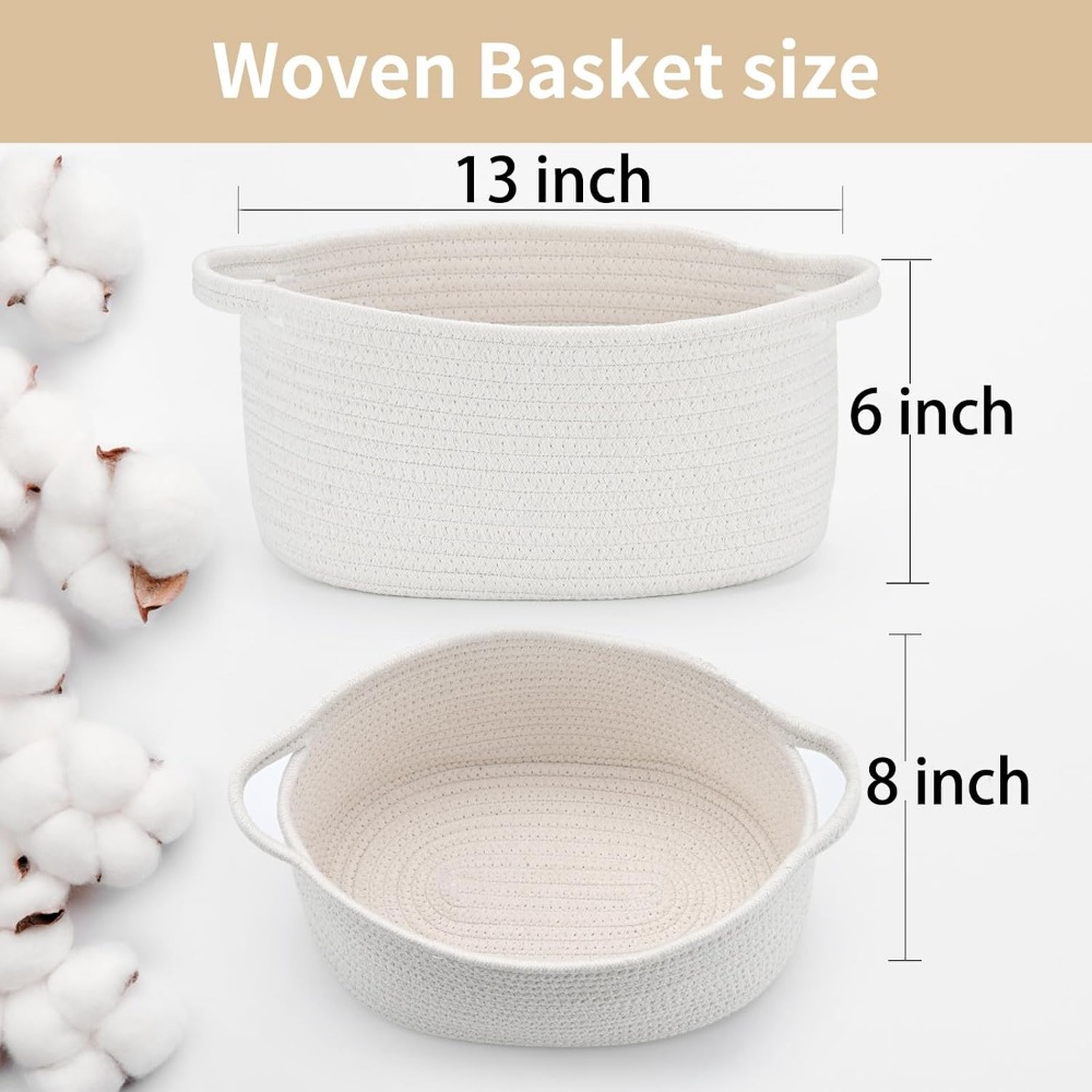 Medium Woven Cotton Rope Baske – Baby Products Gift Baskets Bewertung und Preis