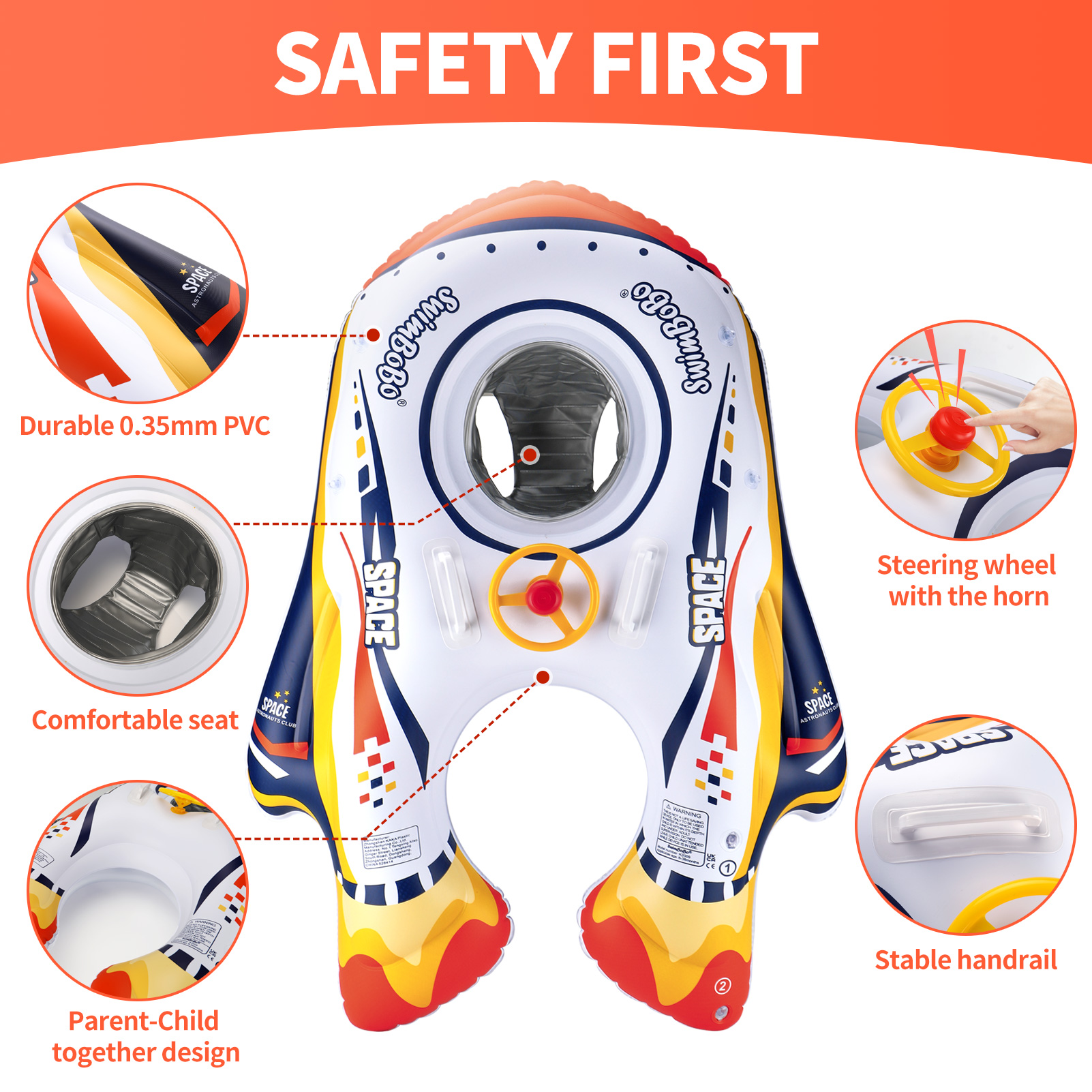 Swimbobo Kids Inflatable Baby  – Baby Swimming Floater Bewertung und Preis